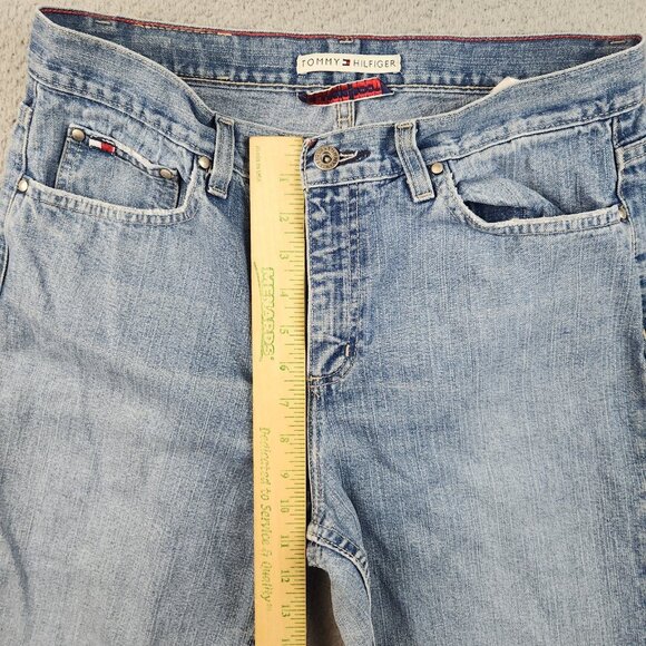 Tommy Hilfiger Jeans Women's 10 Classic Boot Relaxed Fit Y2K Trouser Blue Denim - Picture 6 of 10